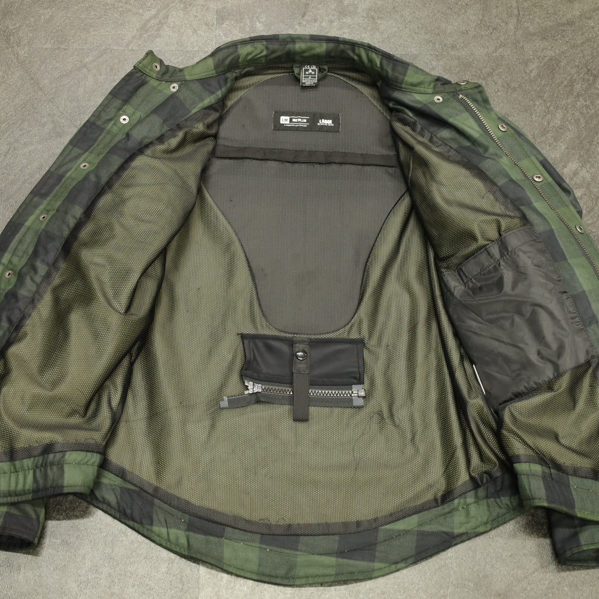 ライディングシャツジャケット  "Axe Protective Shirt"【グリーン】