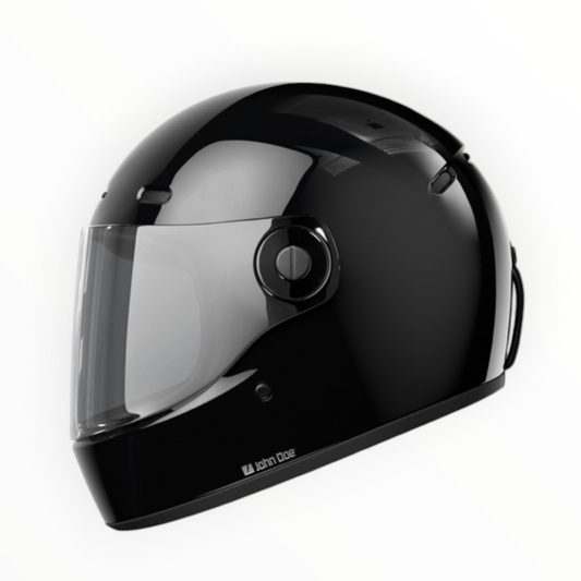 John Doe フルフェイスヘルメット 【JD/ONE HELMETS】"GLOSSY BLACK" 装飾品