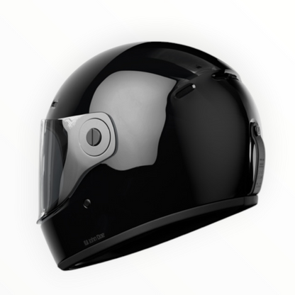 John Doe フルフェイスヘルメット 【JD/ONE HELMETS】"GLOSSY BLACK" 装飾品