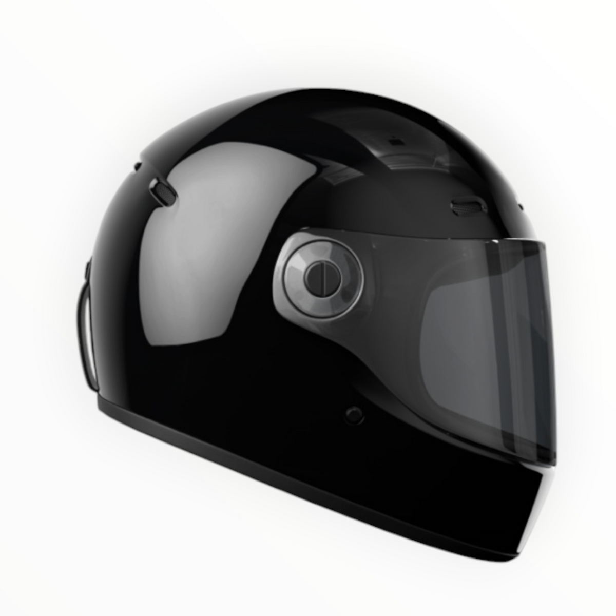 John Doe フルフェイスヘルメット 【JD/ONE HELMETS】"GLOSSY BLACK" 装飾品