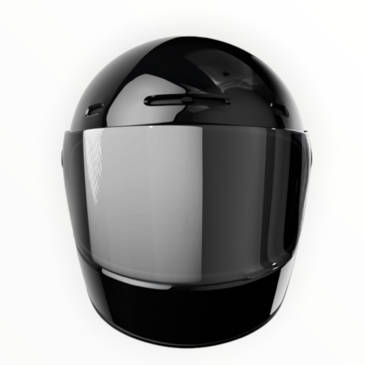John Doe フルフェイスヘルメット 【JD/ONE HELMETS】"GLOSSY BLACK" 装飾品
