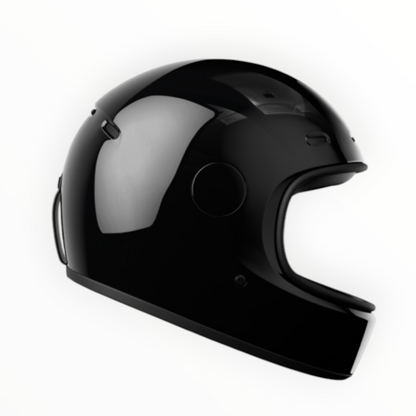 John Doe フルフェイスヘルメット 【JD/ONE HELMETS】"GLOSSY BLACK" 装飾品