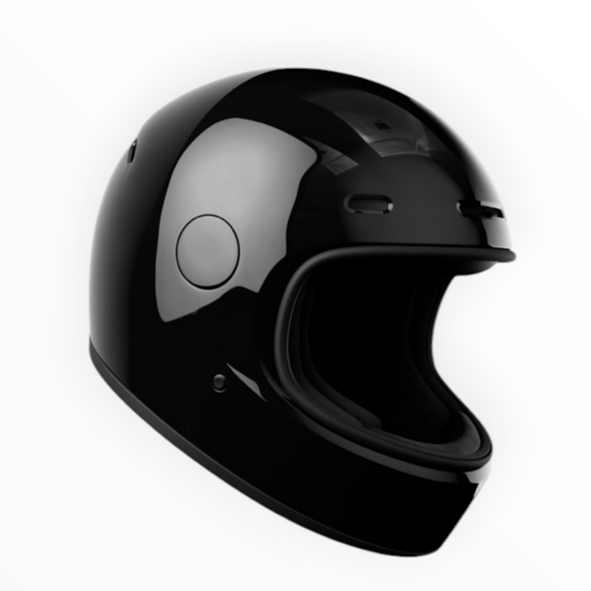 John Doe フルフェイスヘルメット 【JD/ONE HELMETS】"GLOSSY BLACK" 装飾品