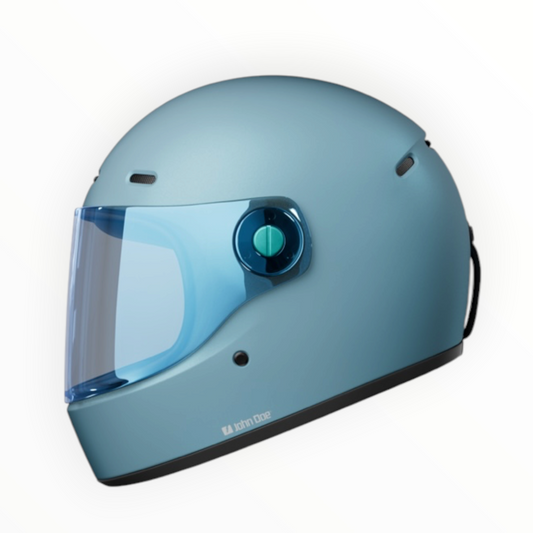 John Doe フルフェイスヘルメット 【JD/ONE HELMETS】"FROZEN STEEL BLUE" 装飾品