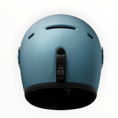 John Doe フルフェイスヘルメット 【JD/ONE HELMETS】"FROZEN STEEL BLUE" 装飾品