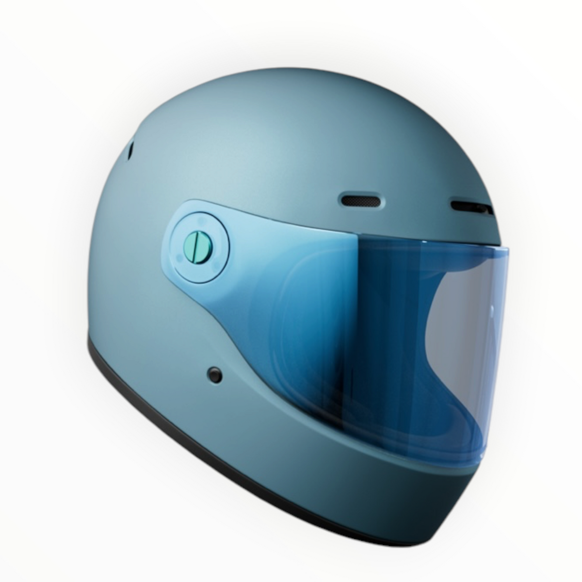 John Doe フルフェイスヘルメット 【JD/ONE HELMETS】"FROZEN STEEL BLUE" 装飾品