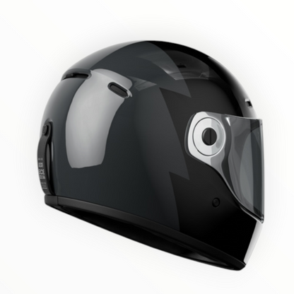 John Doe フルフェイスヘルメット 【JD/ONE HELMETS】"SIGNATURE BLACK/GREY" 装飾品