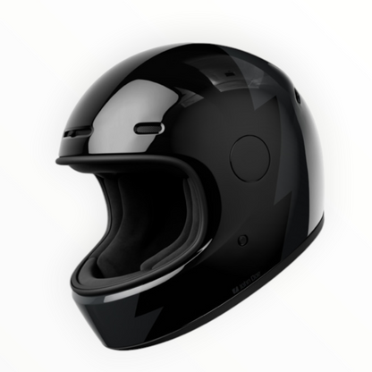 John Doe フルフェイスヘルメット 【JD/ONE HELMETS】"SIGNATURE BLACK/GREY" 装飾品