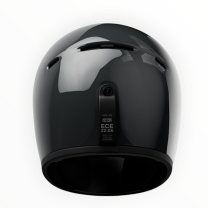 John Doe フルフェイスヘルメット 【JD/ONE HELMETS】"SIGNATURE BLACK/GREY" 装飾品