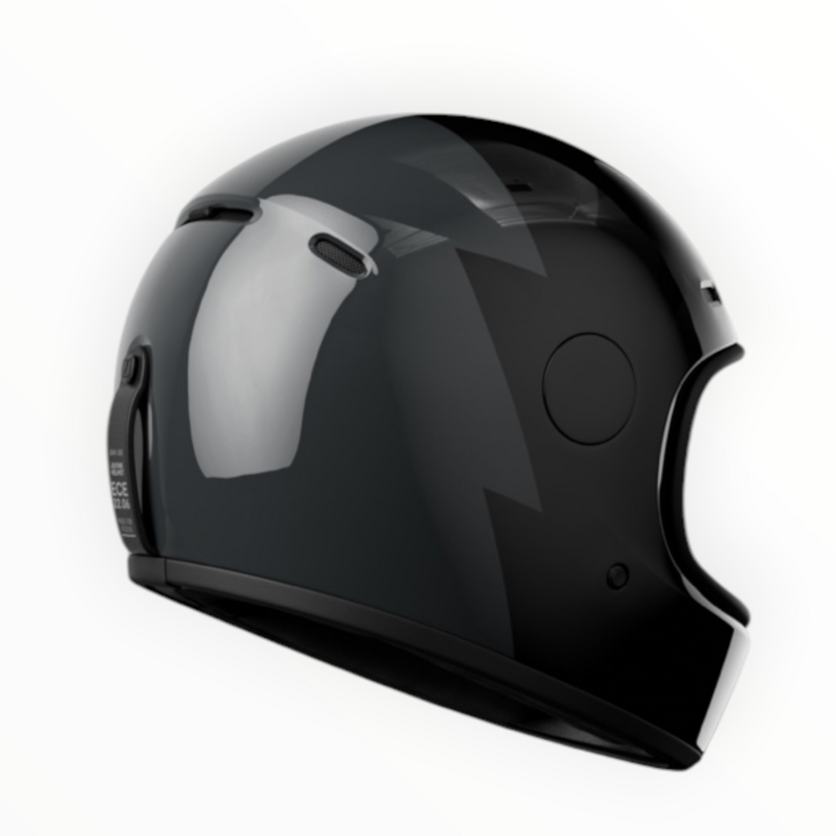 John Doe フルフェイスヘルメット 【JD/ONE HELMETS】"SIGNATURE BLACK/GREY" 装飾品