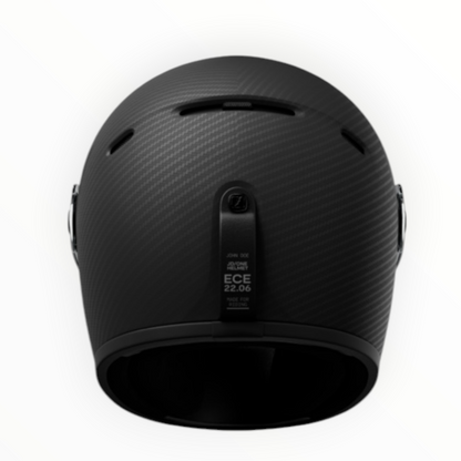 John Doe フルフェイスヘルメット 【JD/ONE HELMETS】"FROZEN BLACK/CARBON" 装飾品