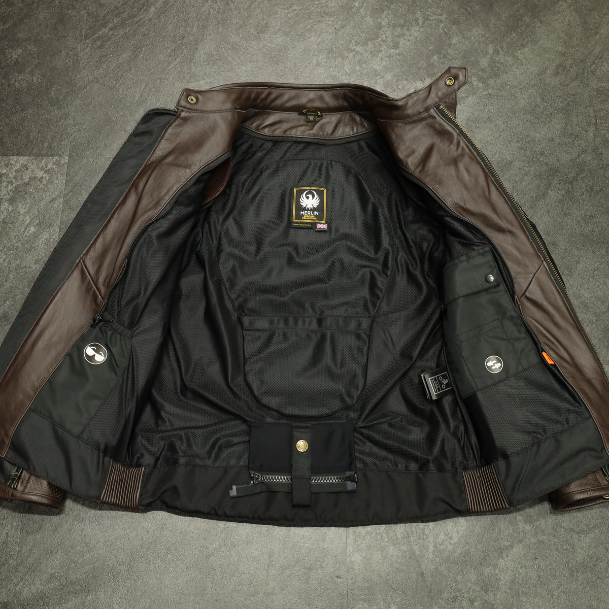 レザージャケット  "Chase II D3O Perforated Jacket"【ブラック】