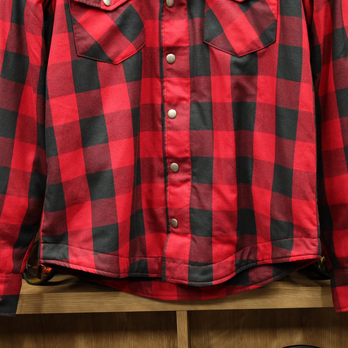ライディングシャツジャケット  "Axe Protective Shirt"【レッド】