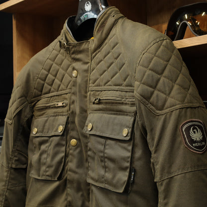 ワックスコットンジャケット 【オリーブ】 "Edale II D3O Jacket"