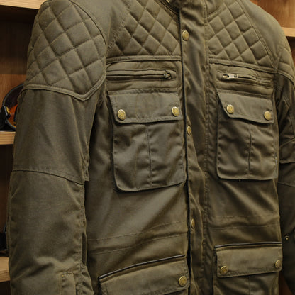 ワックスコットンジャケット 【オリーブ】 "Edale II D3O Jacket"