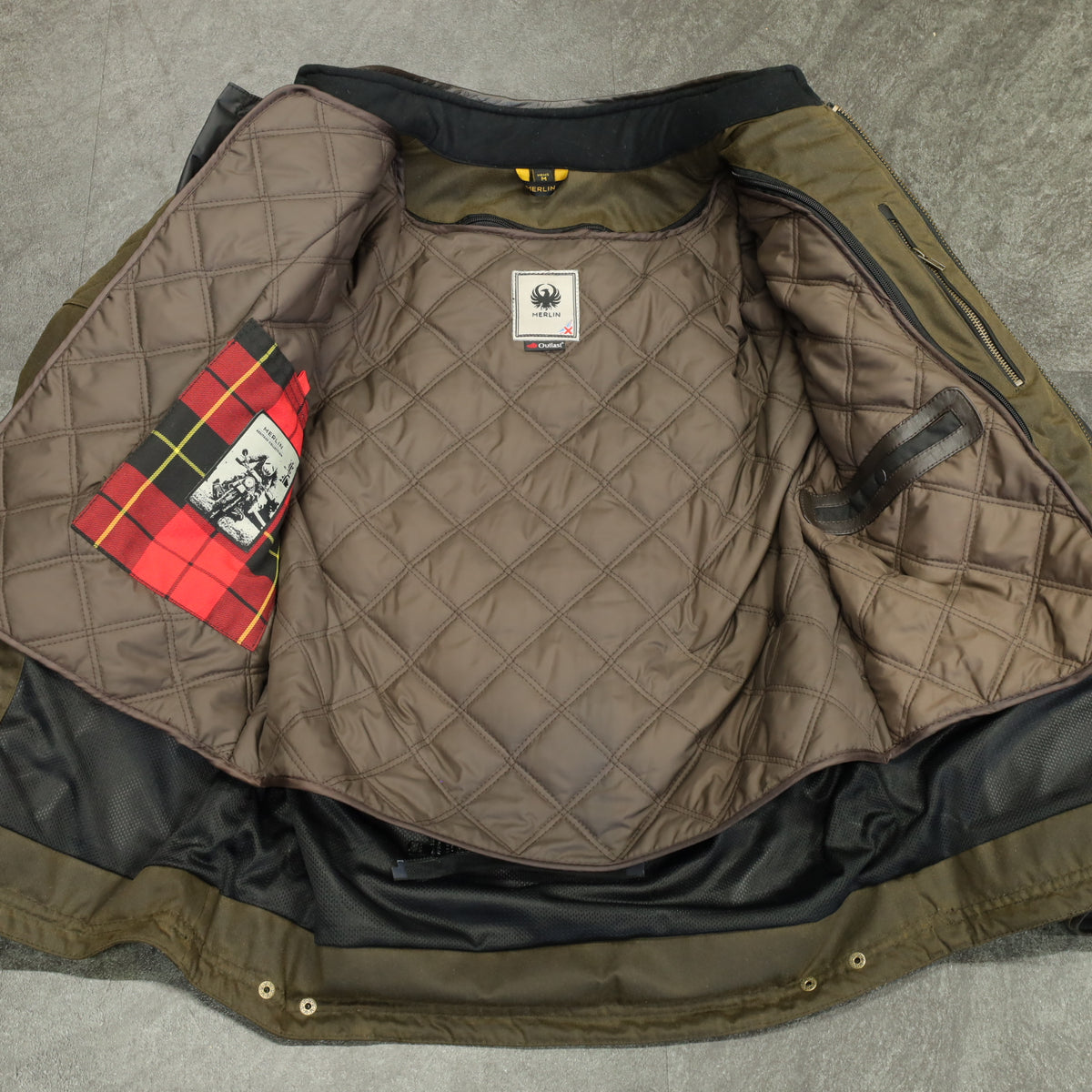 ワックスコットンジャケット 【オリーブ】 "Edale II D3O Jacket"