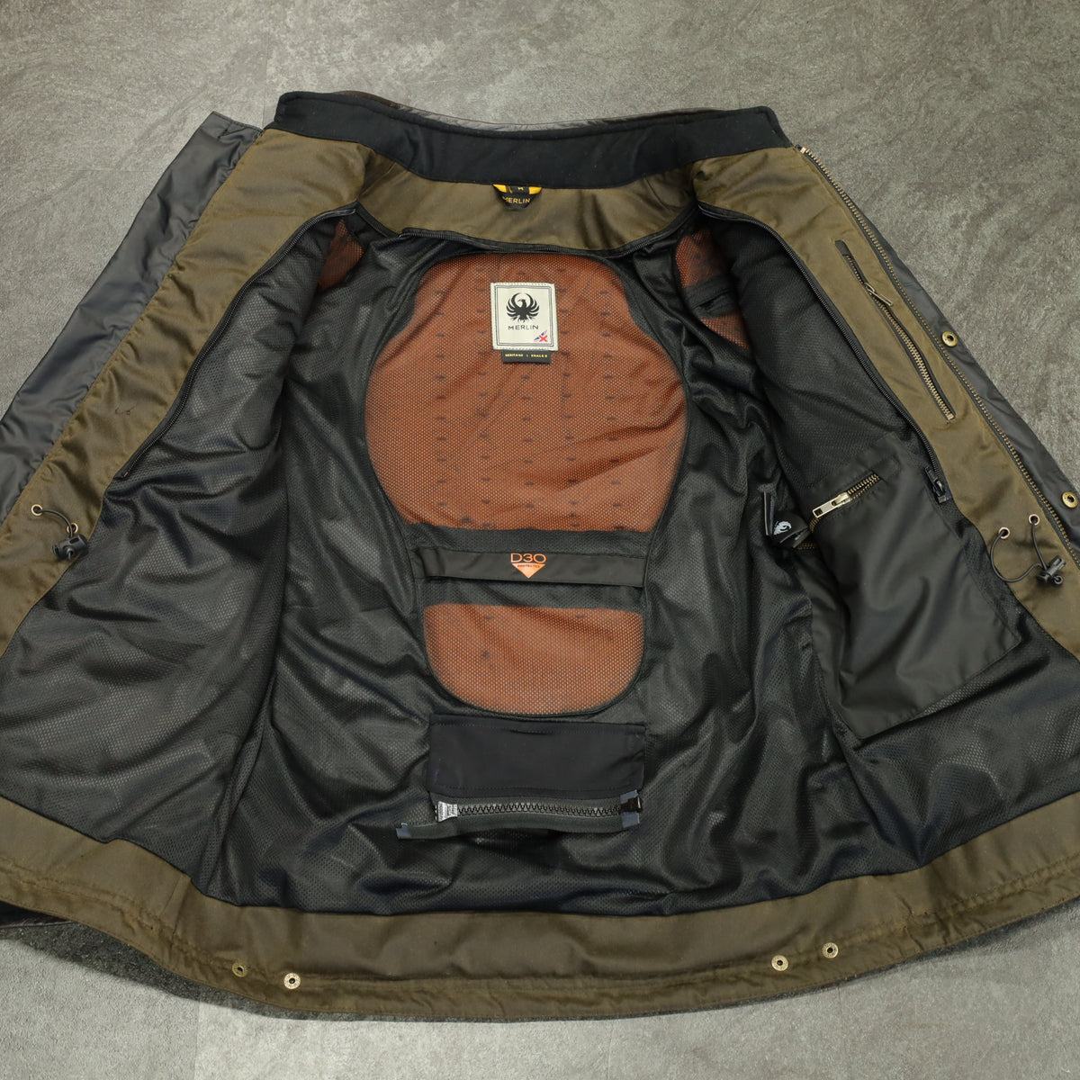 ワックスコットンジャケット 【オリーブ】 "Edale II D3O Jacket"