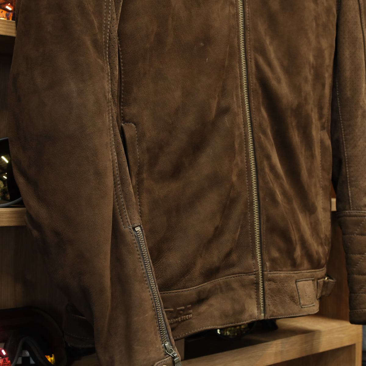 ヌバックレザージャケット "Torsten TFL D3O AAA Jacket"【ブラウン】