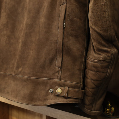 ヌバックレザージャケット "Torsten TFL D3O AAA Jacket"【ブラウン】