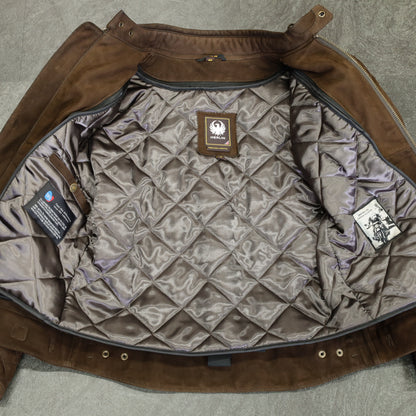 ヌバックレザージャケット "Torsten TFL D3O AAA Jacket"【ブラウン】