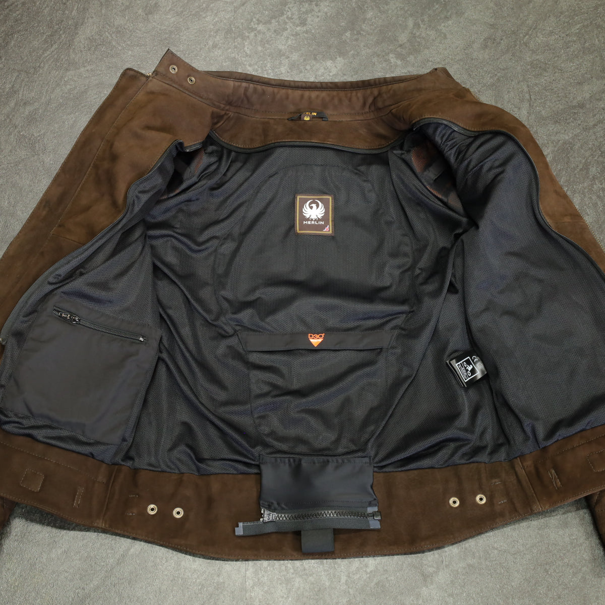 ヌバックレザージャケット "Torsten TFL D3O AAA Jacket"【ブラウン】