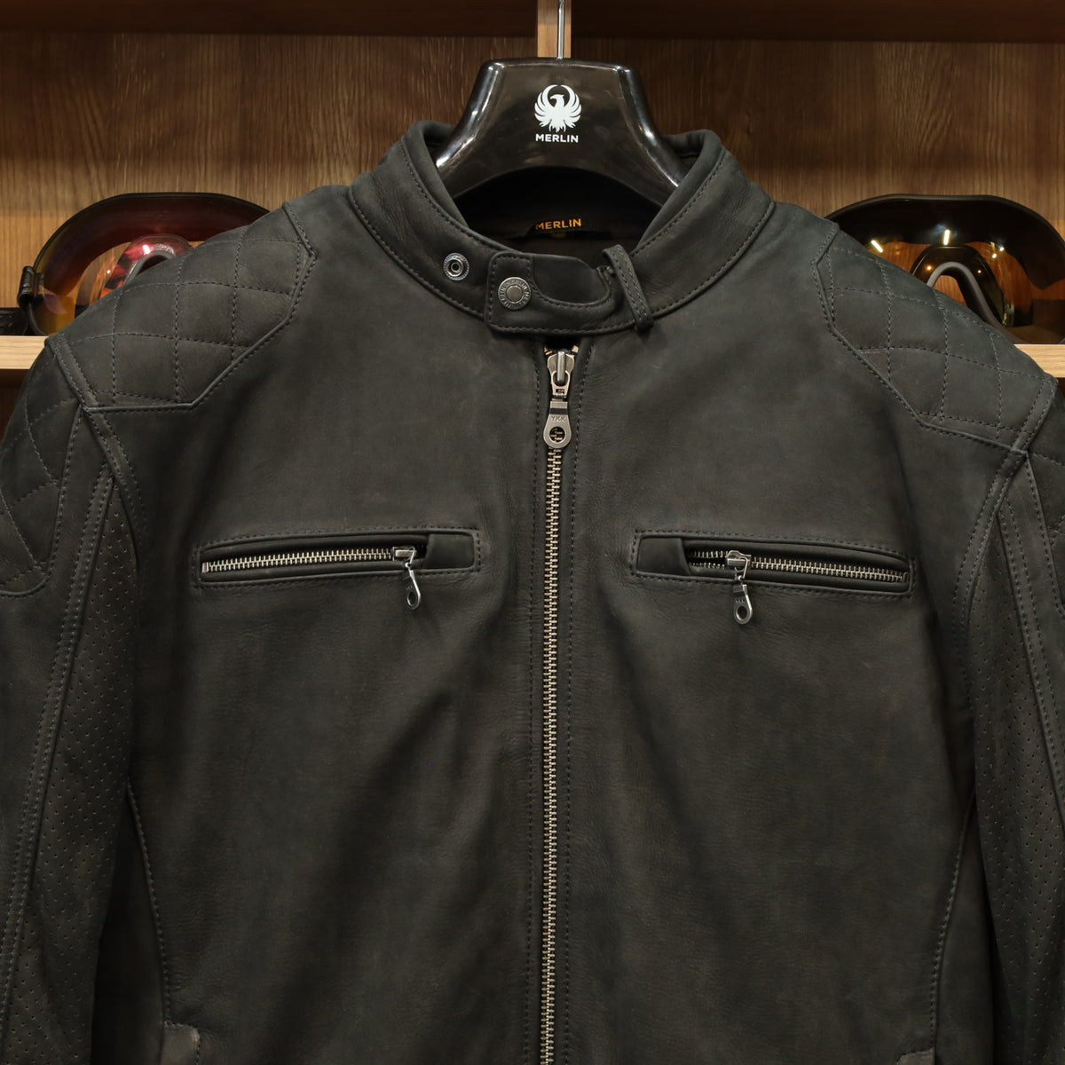 ヌバックレザージャケット "Torsten TFL D3O AAA Jacket"【ブラック】