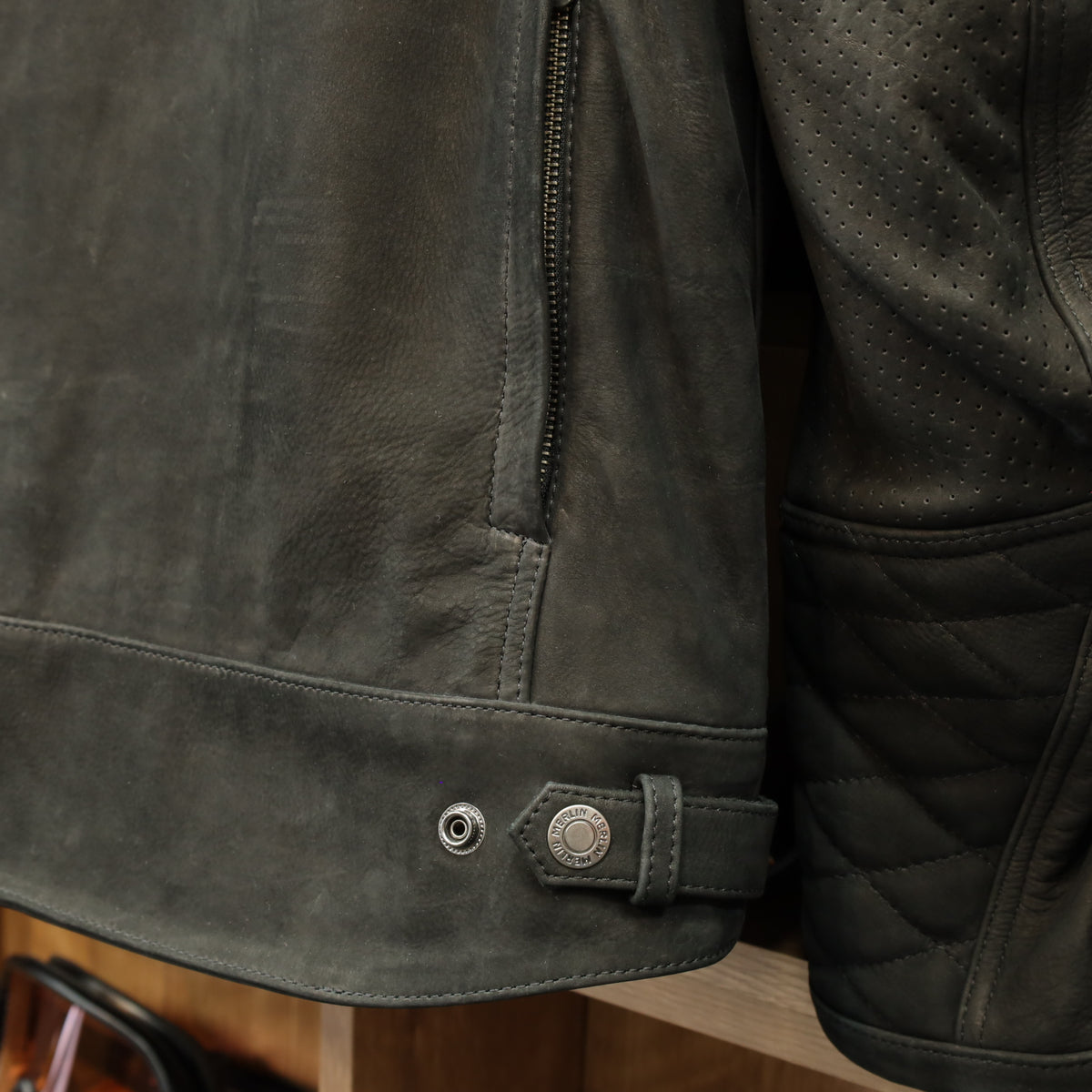 ヌバックレザージャケット "Torsten TFL D3O AAA Jacket"【ブラック】