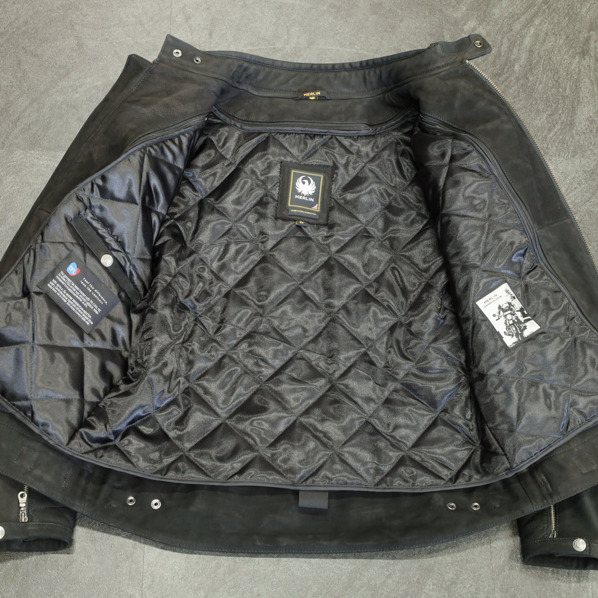 ヌバックレザージャケット "Torsten TFL D3O AAA Jacket"【ブラック】