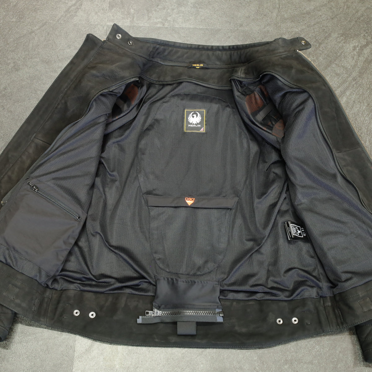 ヌバックレザージャケット "Torsten TFL D3O AAA Jacket"【ブラック】