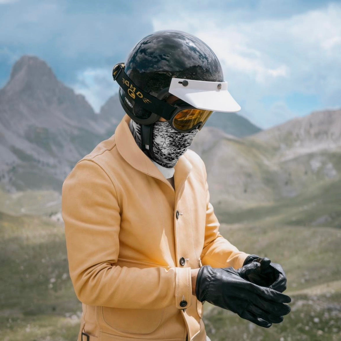 DMD （ディーエムディ） バイザー "OFF-ROAD PEAK" 【WHITE】