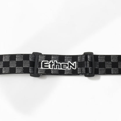 EtheN（エテン）ゴーグル BOBBERモデル専用　交換用ストラップ 【チェッカーズブラック】