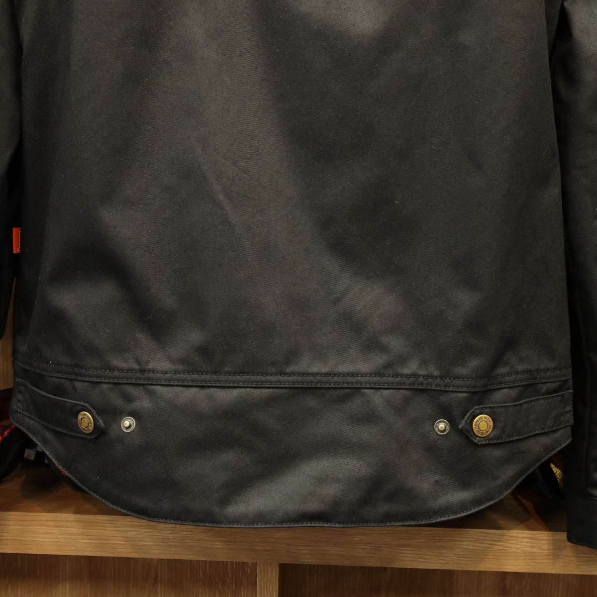 ワックスコットン フライトジャケット 【ブラック】　"Millington D3O Borg Jacket"