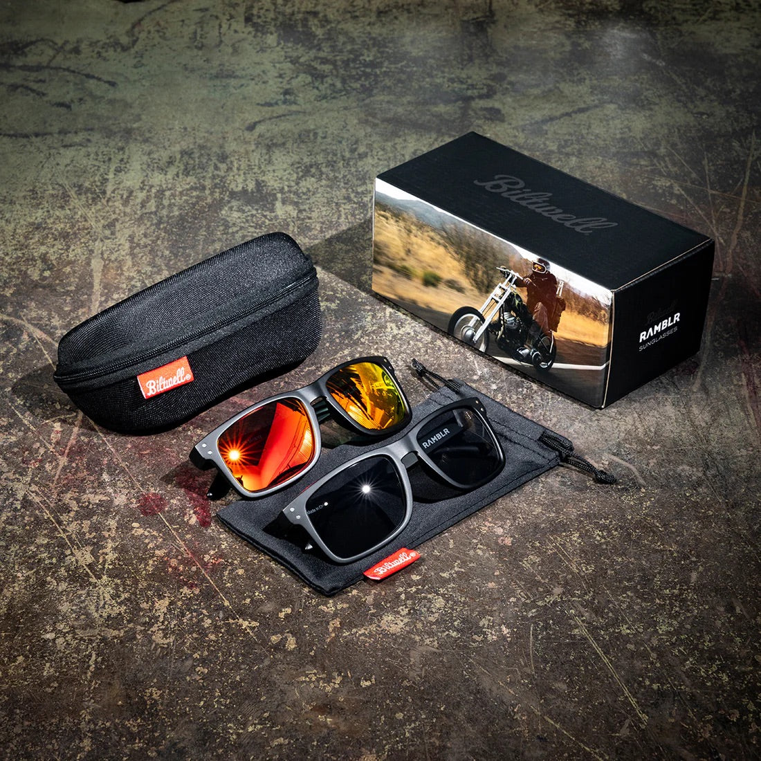 Biltwell ビルトウェル サングラス 【グレースモーク】"RAMBLR Sunglasses - Grey Smoke"