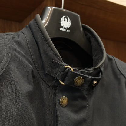 MERLIN マーリン 防水 エコラミネートジャケット ”Burslem Eco Laminated Jacket” 【ブラック】
