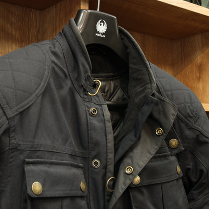 MERLIN マーリン 防水 エコラミネートジャケット ”Burslem Eco Laminated Jacket” 【ブラック】