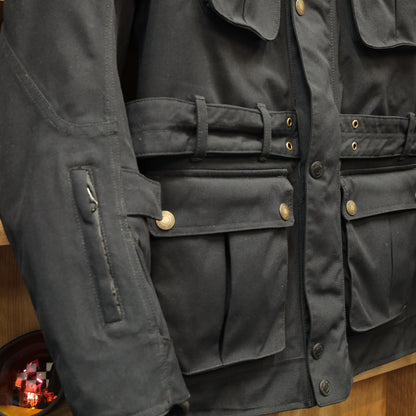 MERLIN マーリン 防水 エコラミネートジャケット ”Burslem Eco Laminated Jacket” 【ブラック】