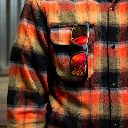 Biltwell ビルトウェル バイク用 サングラス 【レッドミラー】"RAMBLR Sunglasses - Red Mirror"