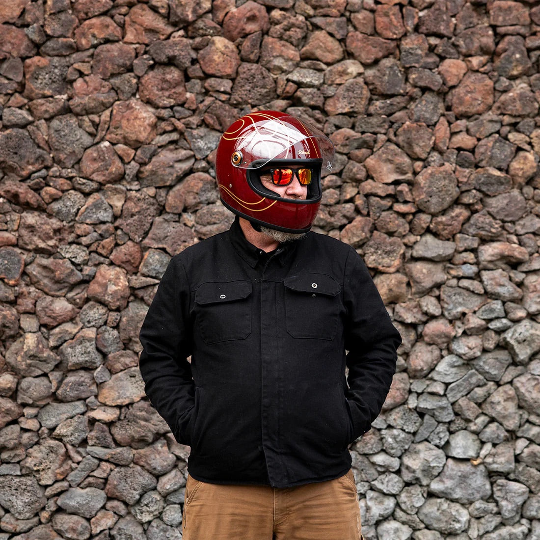 Biltwell ビルトウェル バイク用 サングラス 【レッドミラー】"RAMBLR Sunglasses - Red Mirror"