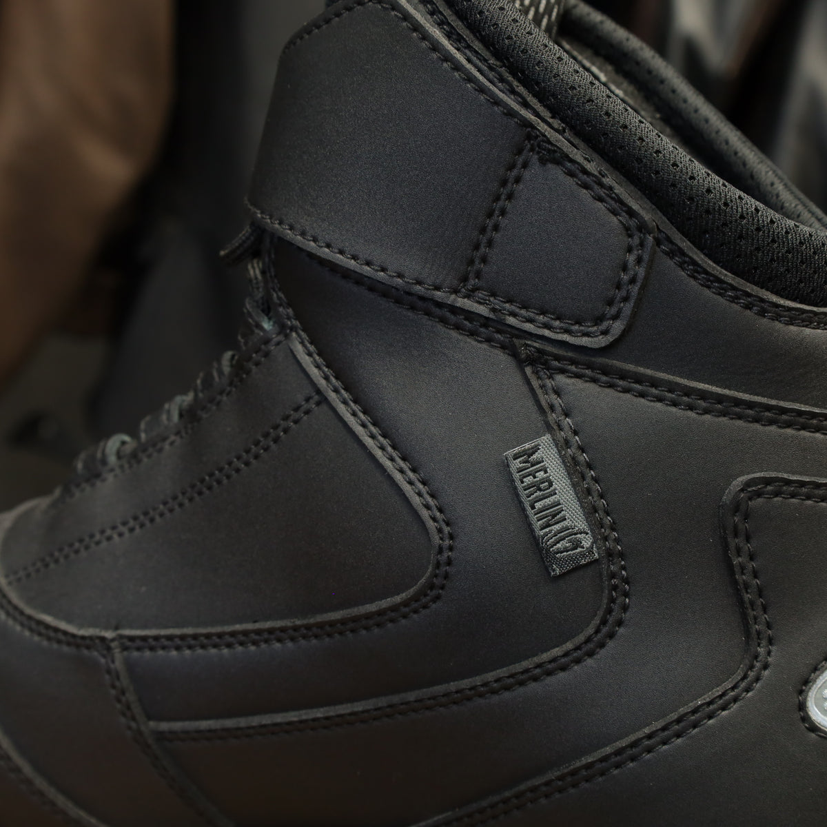 完全防水 レザーショートブーツ  ”Street Waterproof Boot” 【ブラック】