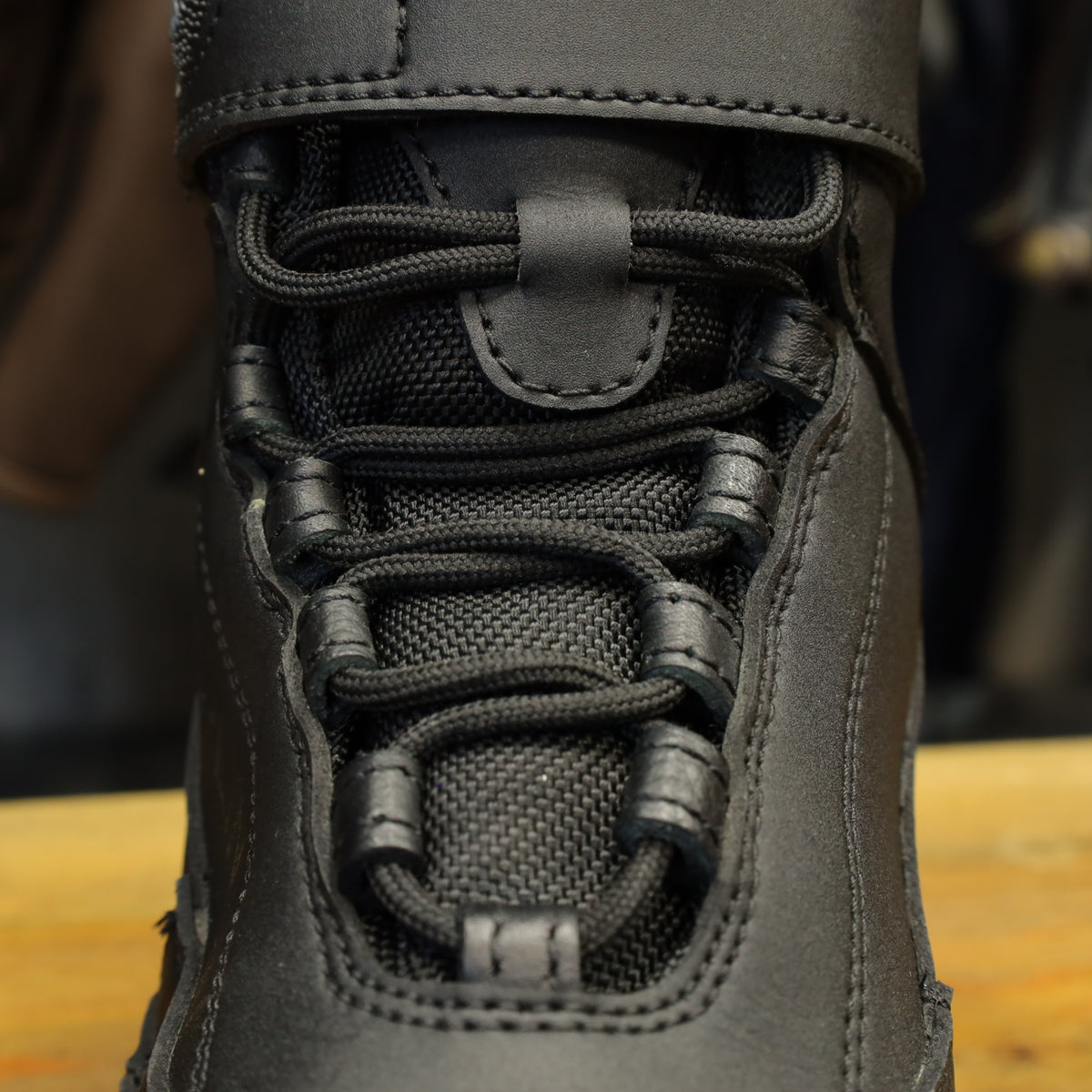 完全防水 レザーショートブーツ  ”Street Waterproof Boot” 【ブラック】