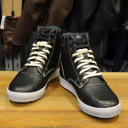 MERLIN マーリン レザーライディングスニーカー 【ブラック】 ”Stretton D3O Heritage Trainer"