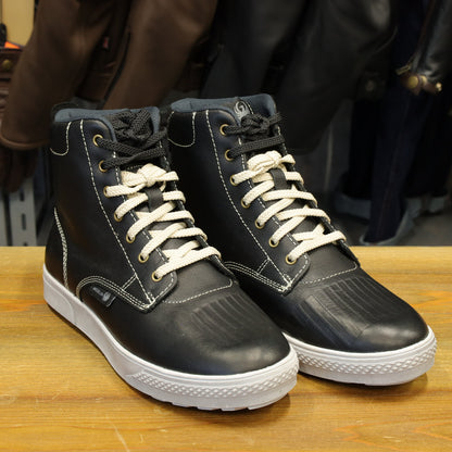 MERLIN マーリン レザーライディングスニーカー 【ブラック】 ”Stretton D3O Heritage Trainer"