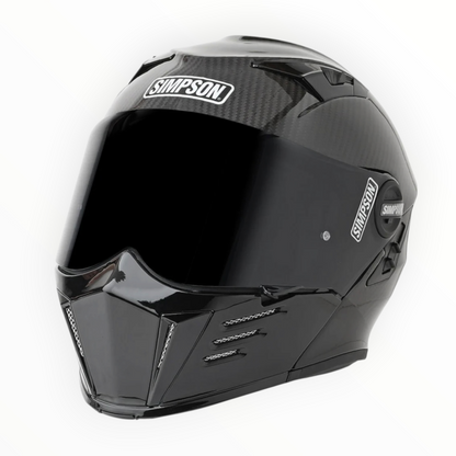 SIMPSON シンプソン ”Darksome"  システムヘルメットCarbon【装飾品】