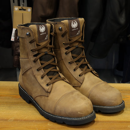 MERLIN マーリン 防水/防寒 レザーライディングブーツ 【ブラウン】Bandit D3O® Waterproof Boot