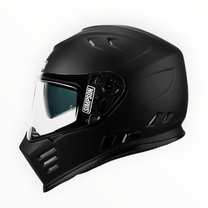 SIMPSON シンプソン ”Venom"  フルフェイスヘルメットBlack Metal 【装飾品】