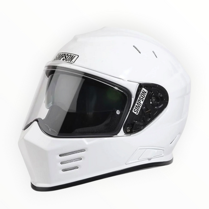 SIMPSON シンプソン ”Venom"  フルフェイスヘルメット White 【装飾品】