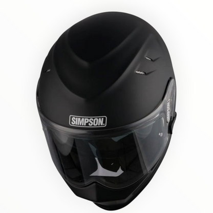 SIMPSON シンプソン ”Venom"  フルフェイスヘルメット Matt Black 【装飾品】