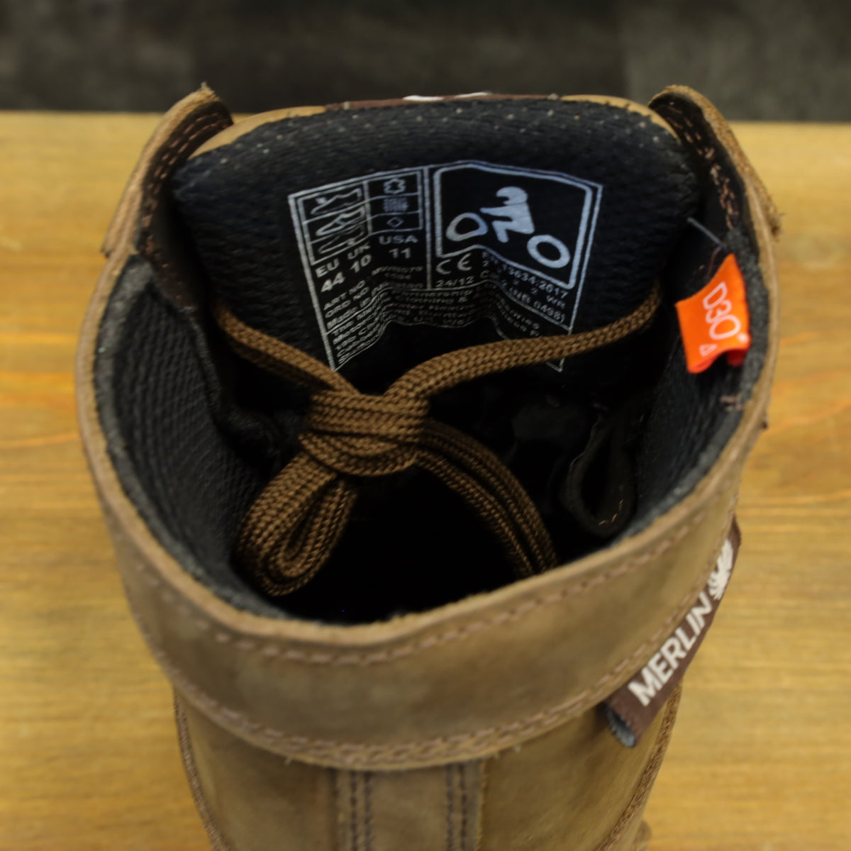 MERLIN マーリン 防水/防寒 レザーライディングブーツ 【ブラウン】Bandit D3O® Waterproof Boot