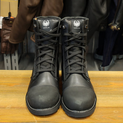 MERLIN マーリン 防水/防寒 レザーライディングブーツ 【ブラック】Bandit D3O® Waterproof Boot