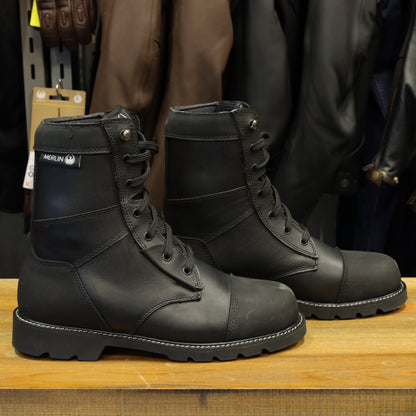 MERLIN マーリン 防水/防寒 レザーライディングブーツ 【ブラック】Bandit D3O® Waterproof Boot